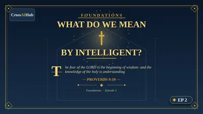 Foundations episode 2 &mdash; What Do We Mean by Intelligent?